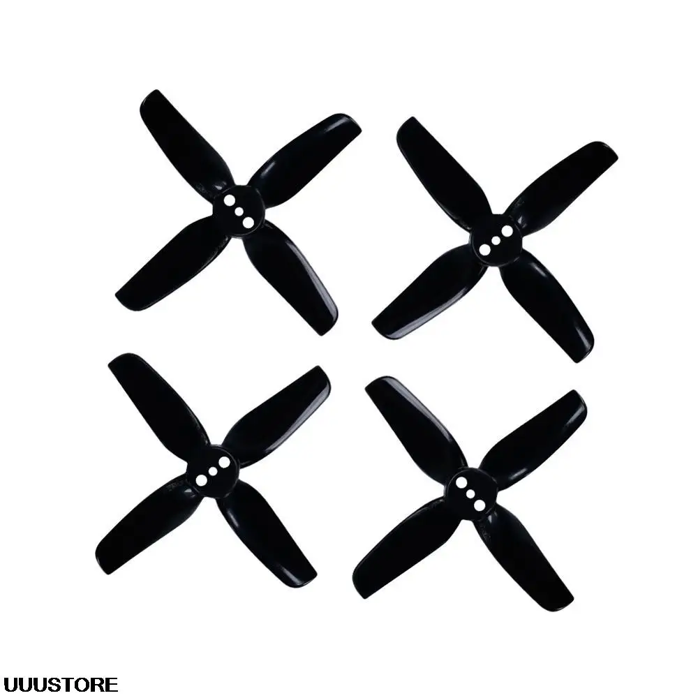 

12pcs/20pcs/40pcs HQ Durable Prop T2X2X4 2020 2inch 4 blade Black propeller prop compatible XING 1103 motor for FPV drone part
