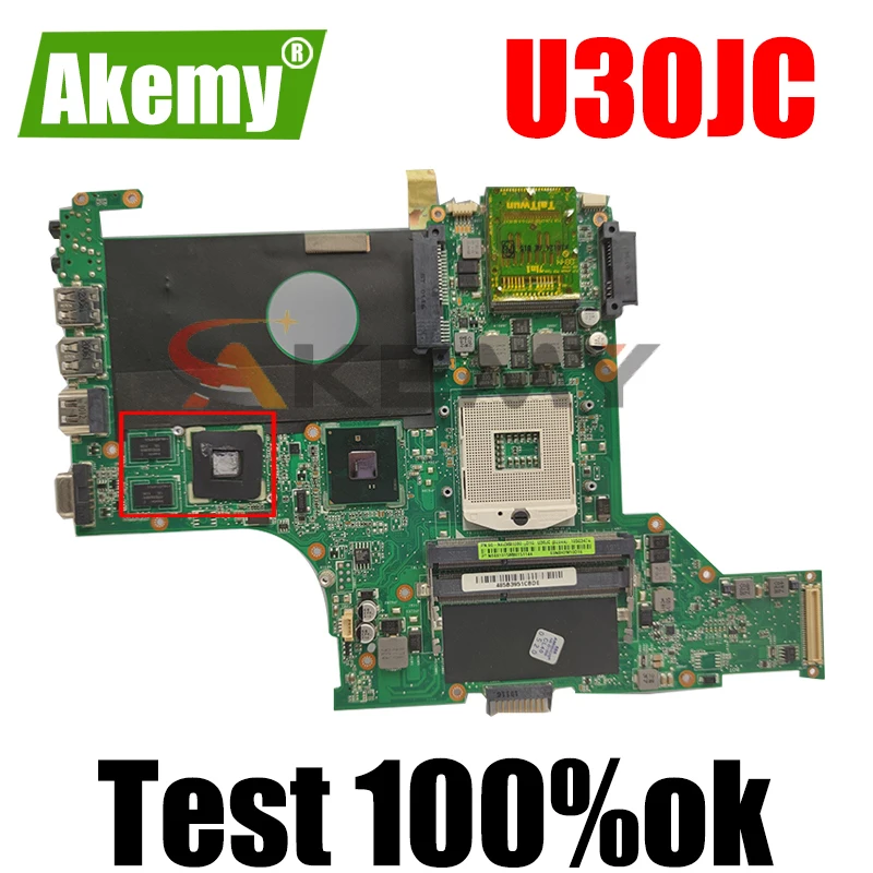 

Материнская плата U30JC REV2.0 для ноутбука asus U30J материнская плата 60-N3ZMB1300-A19 100% протестированная работа