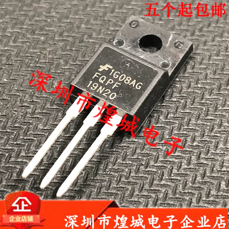 

10 шт. FQPF19N20 TO-220F 200V 11.8A 5