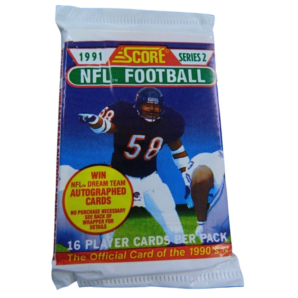 Score 1991 NFL Football Series 2. Коллекционные карточки американский футбол 16шт |