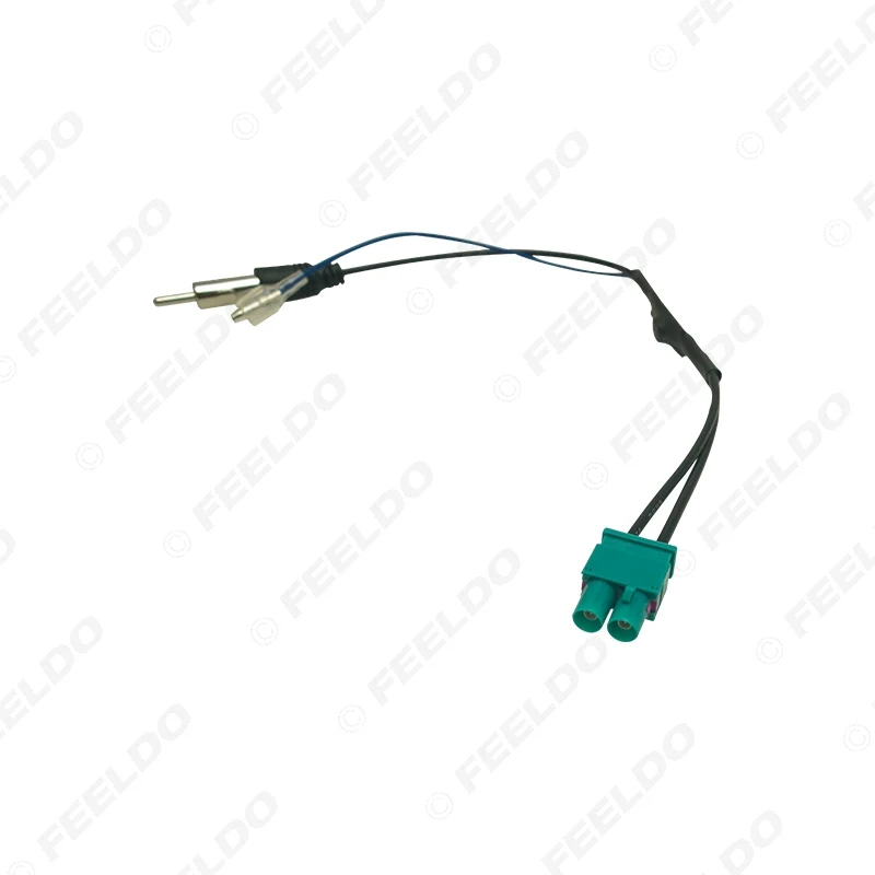 Радиоантенный адаптер FEELDO Dual FAKRA с усилителем для Volkswagen RNS510(MFD3)/RCD510/310/Golf/MK5/MK6/Passat