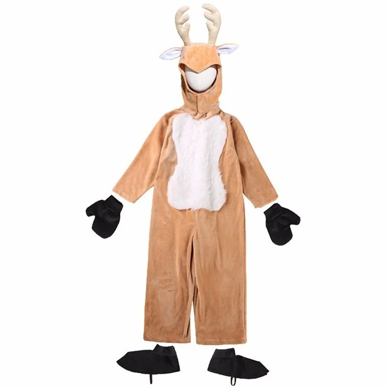 Детский костюм для косплея на Хэллоуин маскарадвечерние с животными оленями