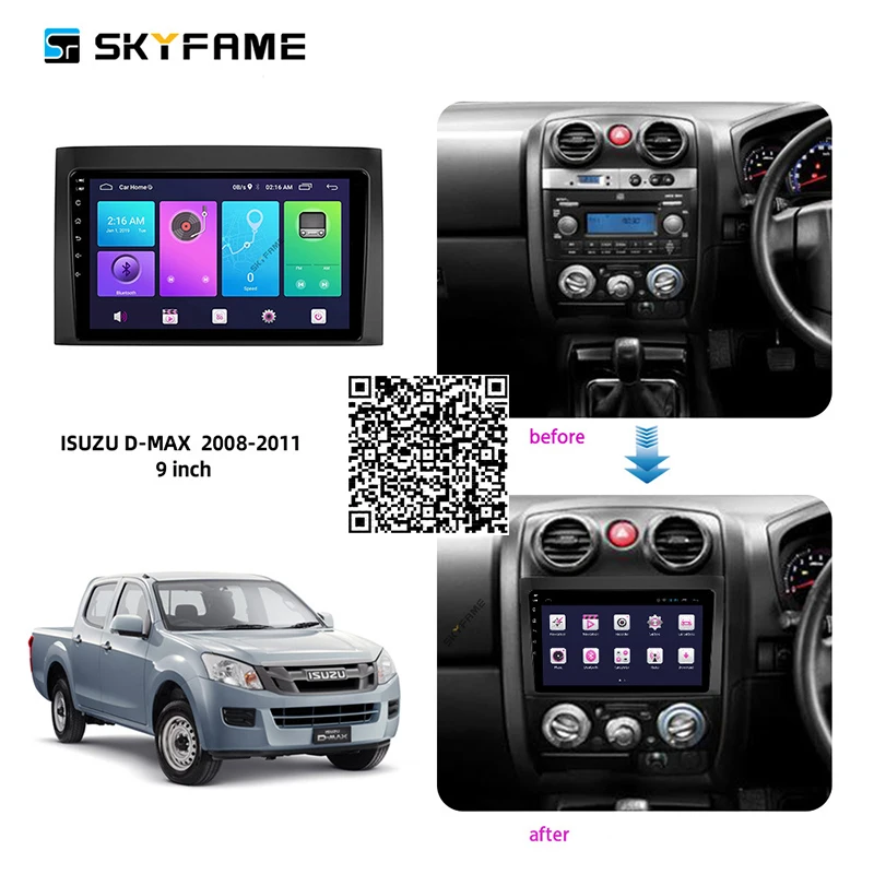 

For Isuzu D-Max 2008-2011 Car Radio Stereo Android Multimedia System GPS Navigation DVD Player