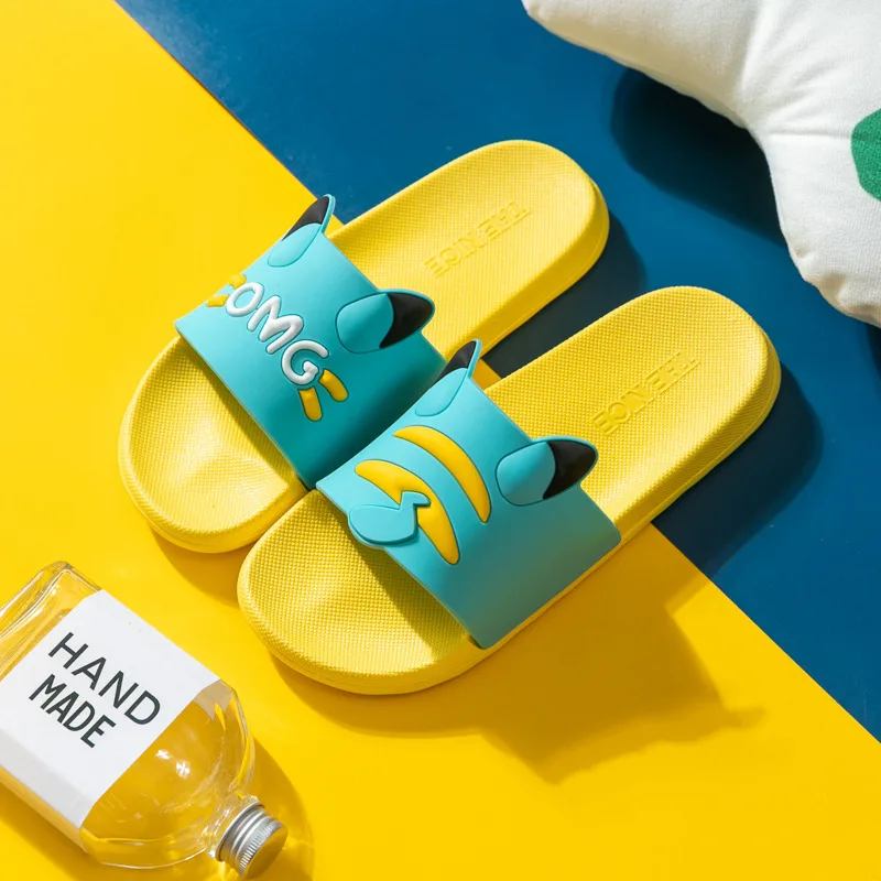 Шлепанцы для мужчин и женщин пляжные сандалии на мягкой подошве Мультяшные