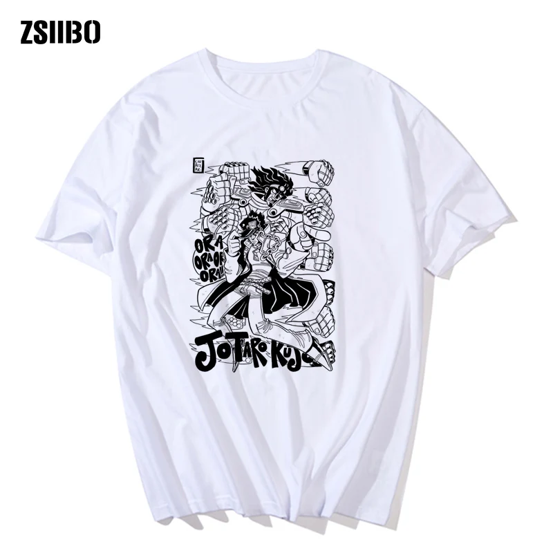 Футболка крутая с графическим принтом Джоджо невероятные приключения Мужская