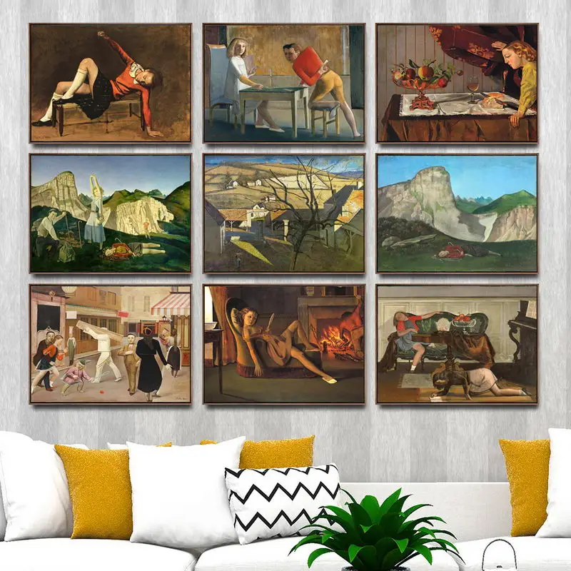 Домашний декор художественные настенные картины для гостиной искусственные