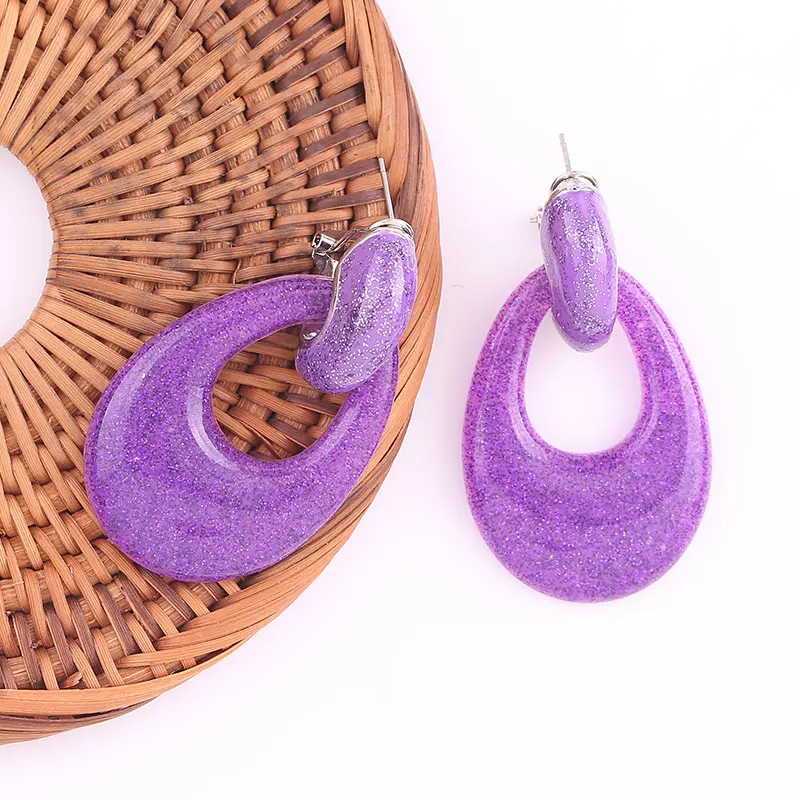 Себе новый дизайн кулон Oorbellen из смолы в виде капли воды серьги для женщин