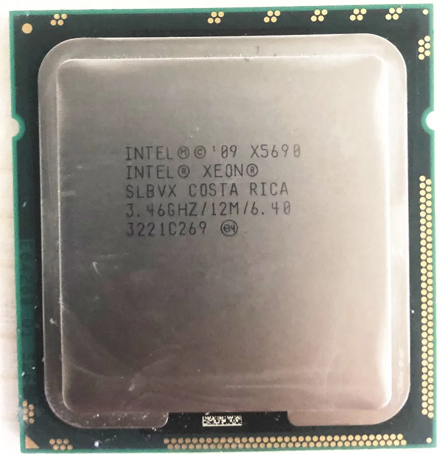 Процессор lntel X5690 шестиядерный процессор (3 46 ГГц/L3 = 12 м/130 Вт) сокет LGA 1366 настольный