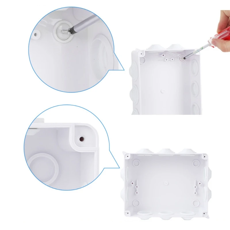 Наружная Водонепроницаемая коробка питания IP65 ABS пластиковая электрическая