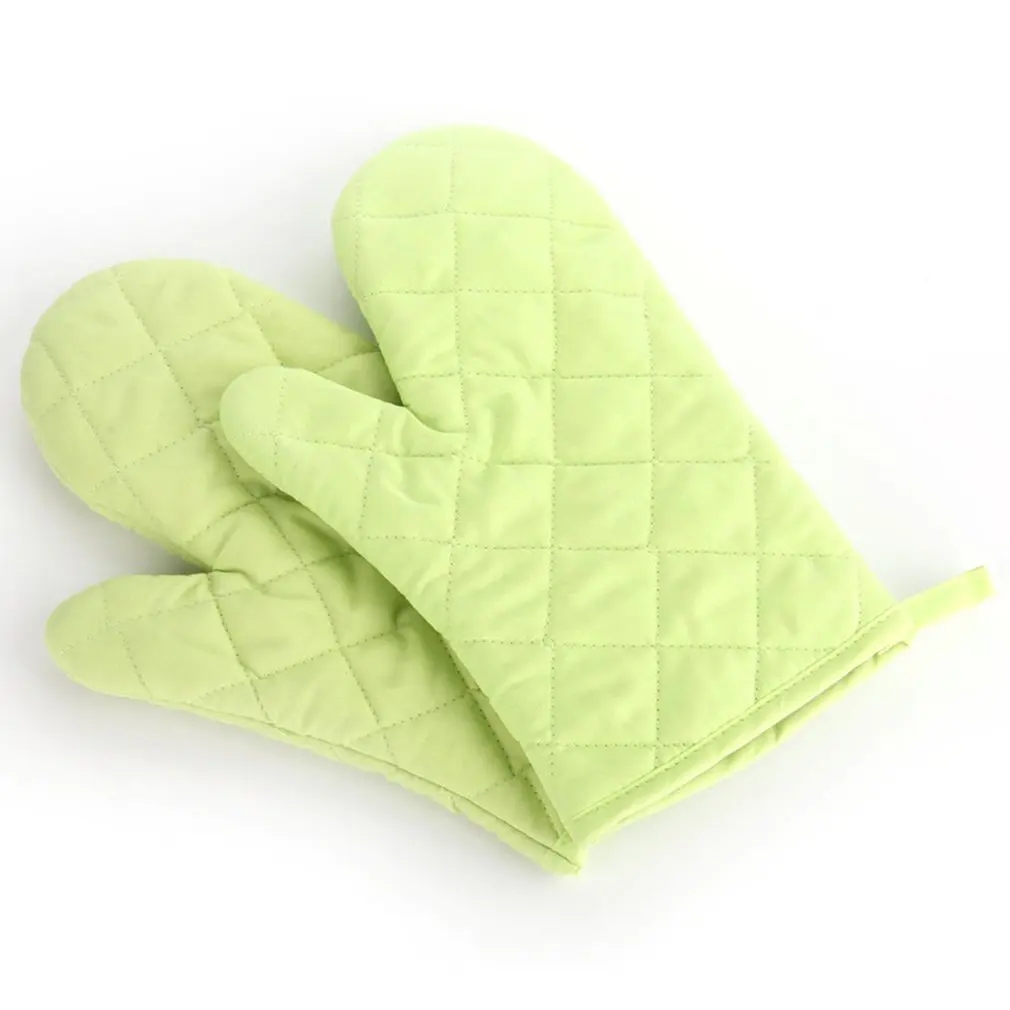 

Baking Glove Heat Resistant Cotton Cloth Cross Thicken Microwave Oven Gloves Kitchen Insulators Tools