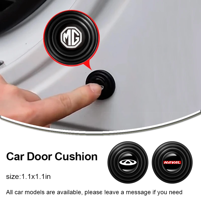 

4pcs Car Shock Absorber Anti-collision Sticker For Peugeot 308 Partner 307 206 207 208 3008 407 406 408 508 2008 Styling