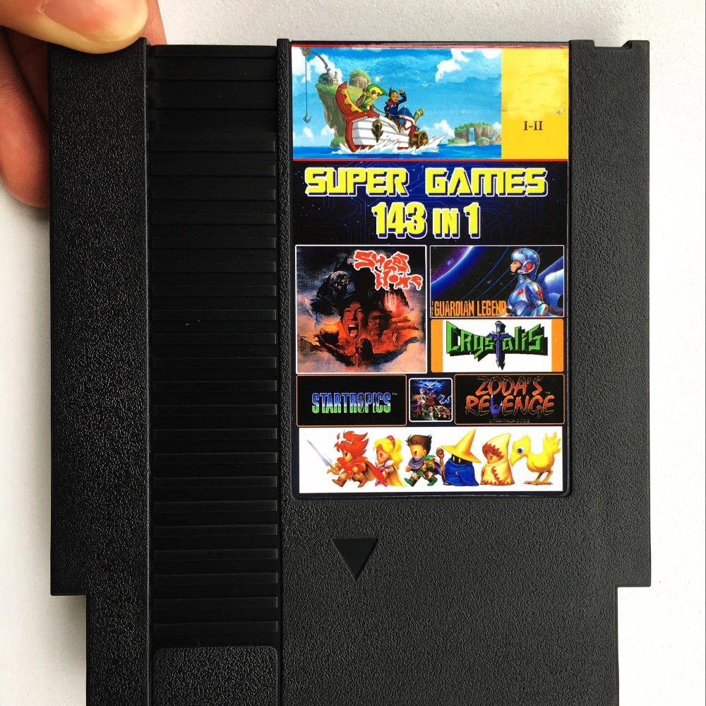 143 в 1 72 Pin 8 Bit Game Card with Fantasy 2 3/Moro Bros 3 con Little Samson | Электроника