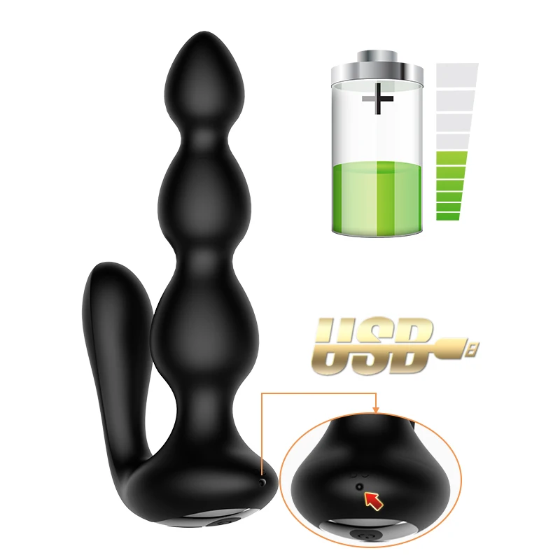 Большой анальный вибратор с дистанционным управлением секс игрушки для мужчин и