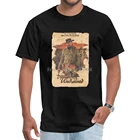 Мужская футболка с круглым вырезом Django, простая стильная толстовка с рукавом-вороном, с постером, лето-осень