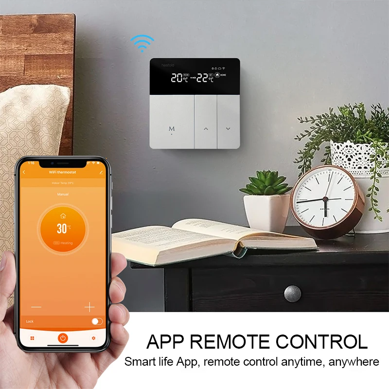 Умный термостат для теплого пола с Wi-Fi 100-240 В | Обустройство дома