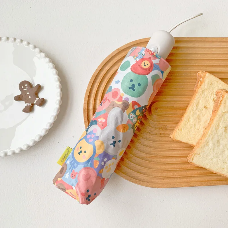 Детский креативный фотозонт зонтик с защитой от УФ лучей 3 складных подарка