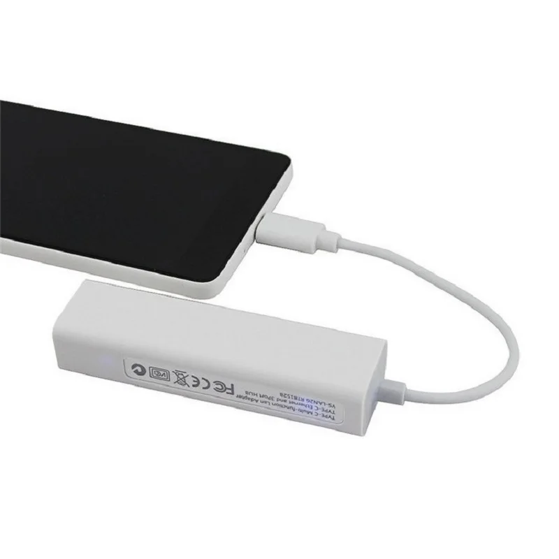 USB C концентратор 3,1 Тип C USB-C несколько 3 порта концентратор Rj45 Ethernet сети LAN адаптер кабель Adaptador для Macbook Windows 7/8/10
