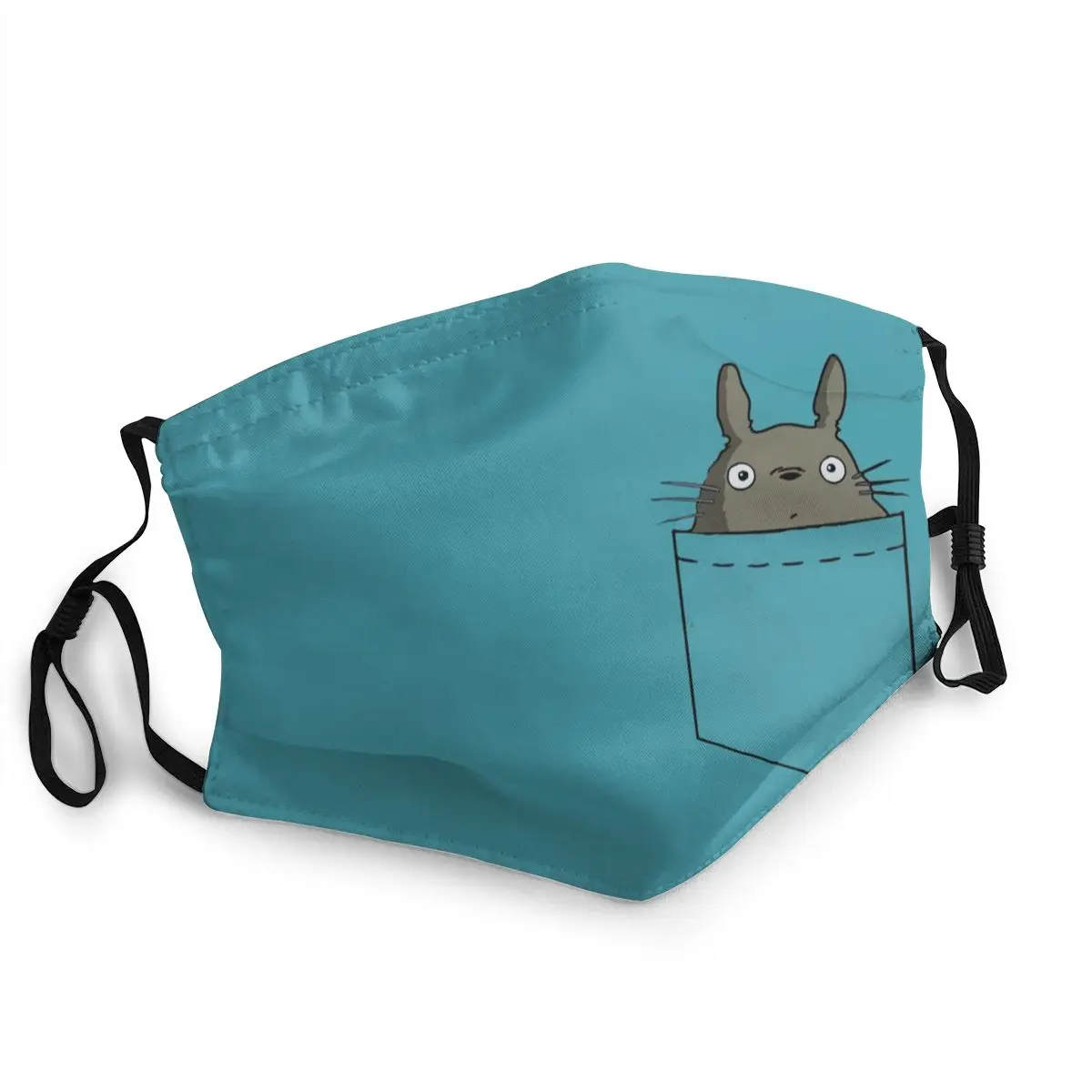 

Pocket Totoro Non-Disposable Mouth Face Mask Ghibli Anti Haze Dustproof Mask Protection Mask Respirator Mouth Muffle