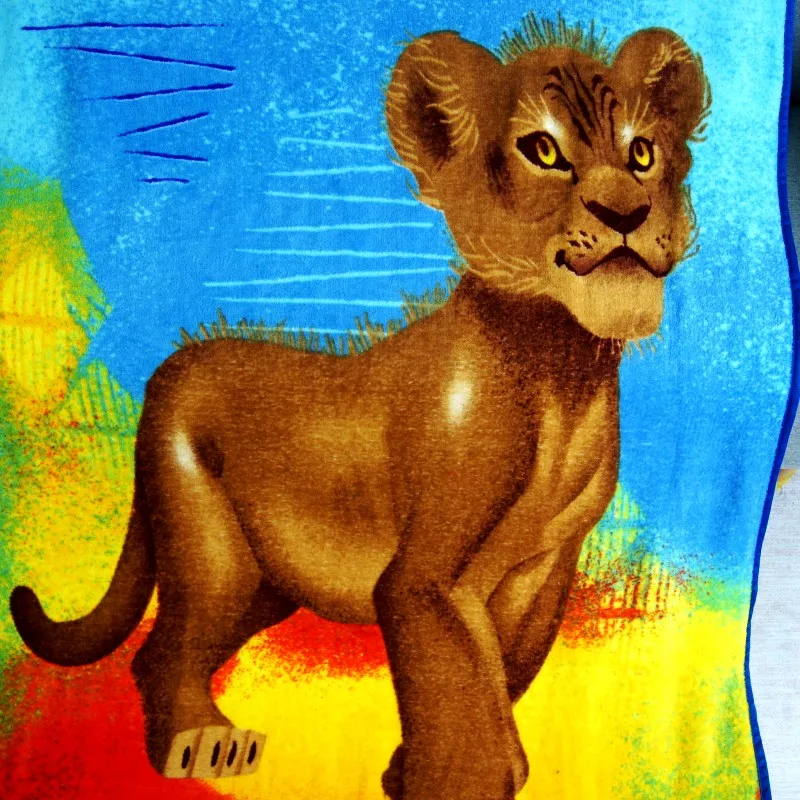 Одеяло с мультяшным изображением голубого льва Кинг Simba Nala 117x152 см летняя накидка
