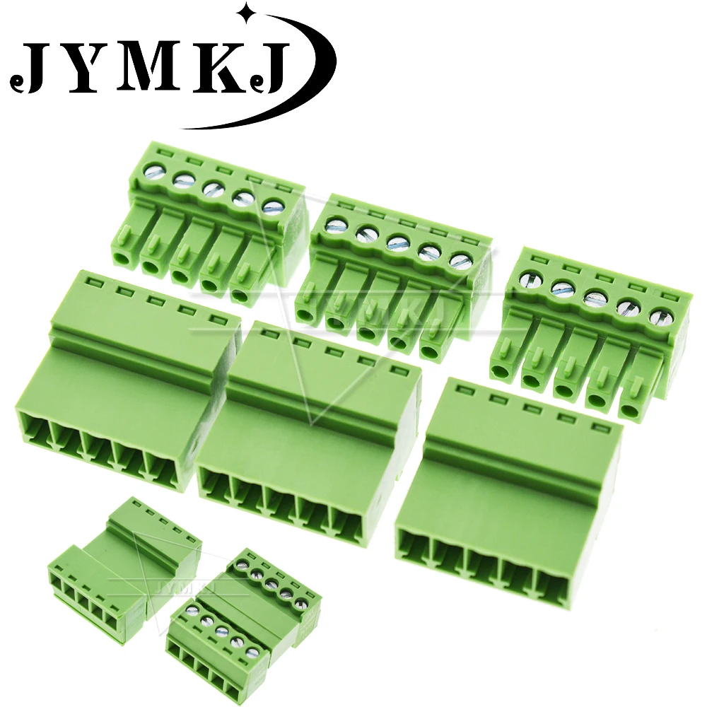 Клеммная колодка для стыковой сварки 15edgrk-3. 81mm 2P - 24 Pin типа 2EDG, зеленая Клеммная колодка 2edgrk для соединительного ряда, 5 комплектов