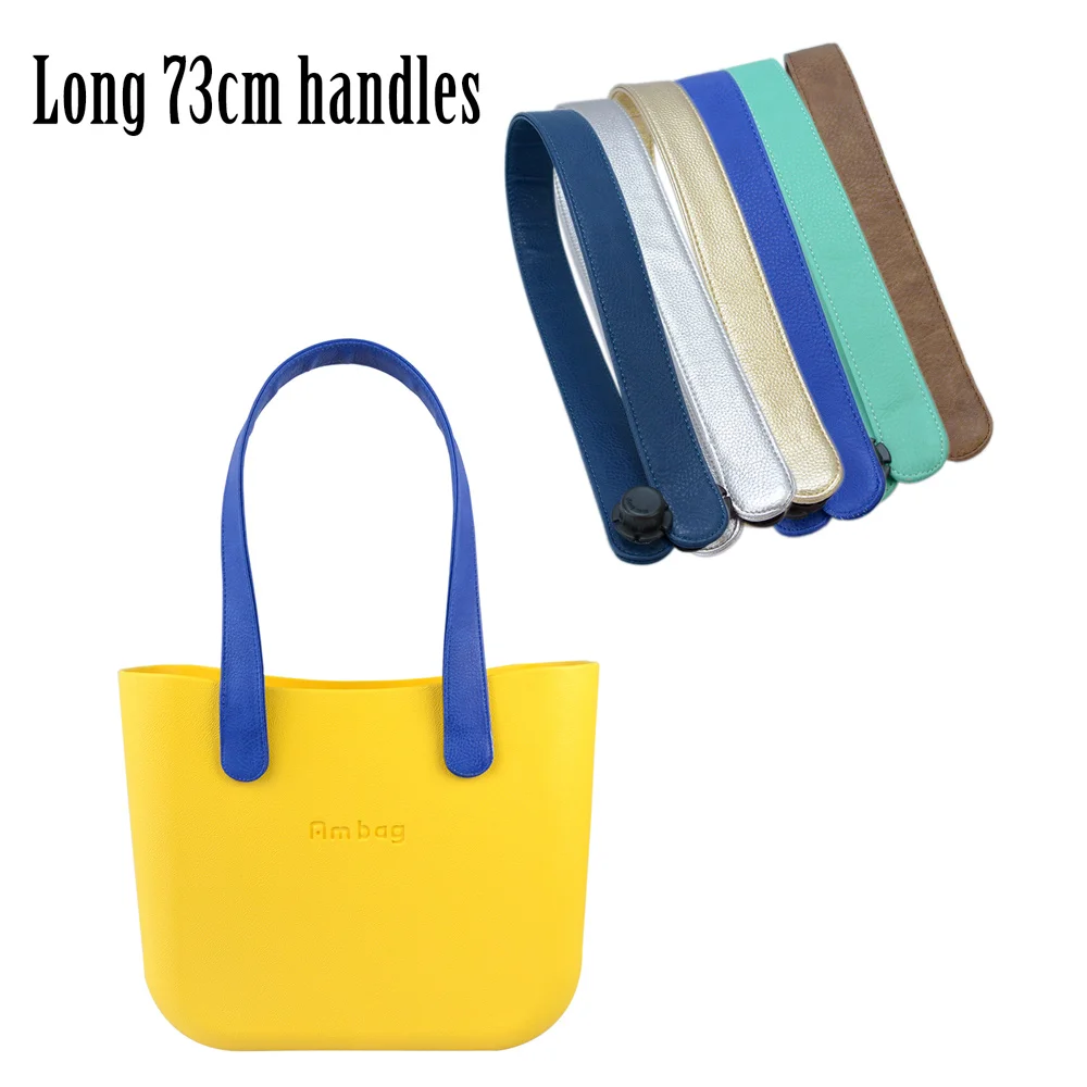 

Am bag New 1 Pair High Quality Leather Long Handles for Classic Mini Urban Chic Square Obag O Bag Shoulder Totes Women Handbag
