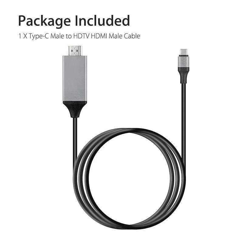 

Type-C to HDMI on screen converter 4K adapter Android on screen 4K cable