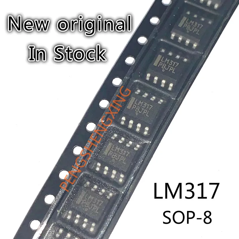 

10PCS/LOT LM317 LM317LD LM317LM LM317LDR2G SOP-8 New original spot hot sale