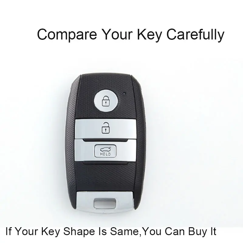 

Carbon Fiber Car Key Cover Case Keychain For Kia Ceed Rio Sportage R K3 K4 K5 Ceed Sorento Cerato Optima 2015-2018 Key Case