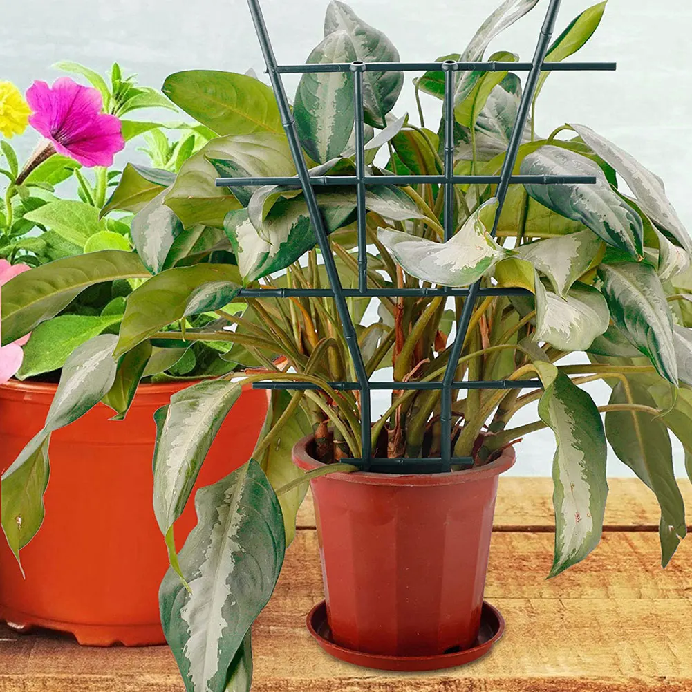 

4PCS Greenhouses Trellis Plant Climbing Support For Flowers Vegetables Growing Bracket Garden Plant Holder Jardinage Potager