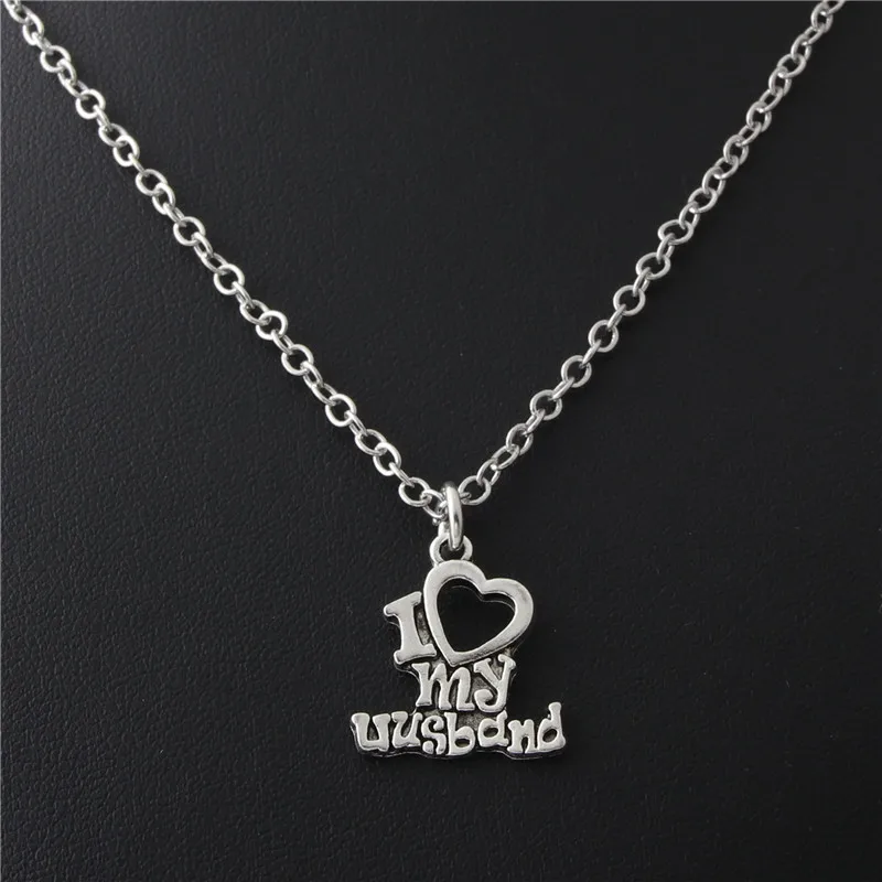 1 шт. подарок на день святого валентина Подвеска буквы Алфавит я люблю моего мужа