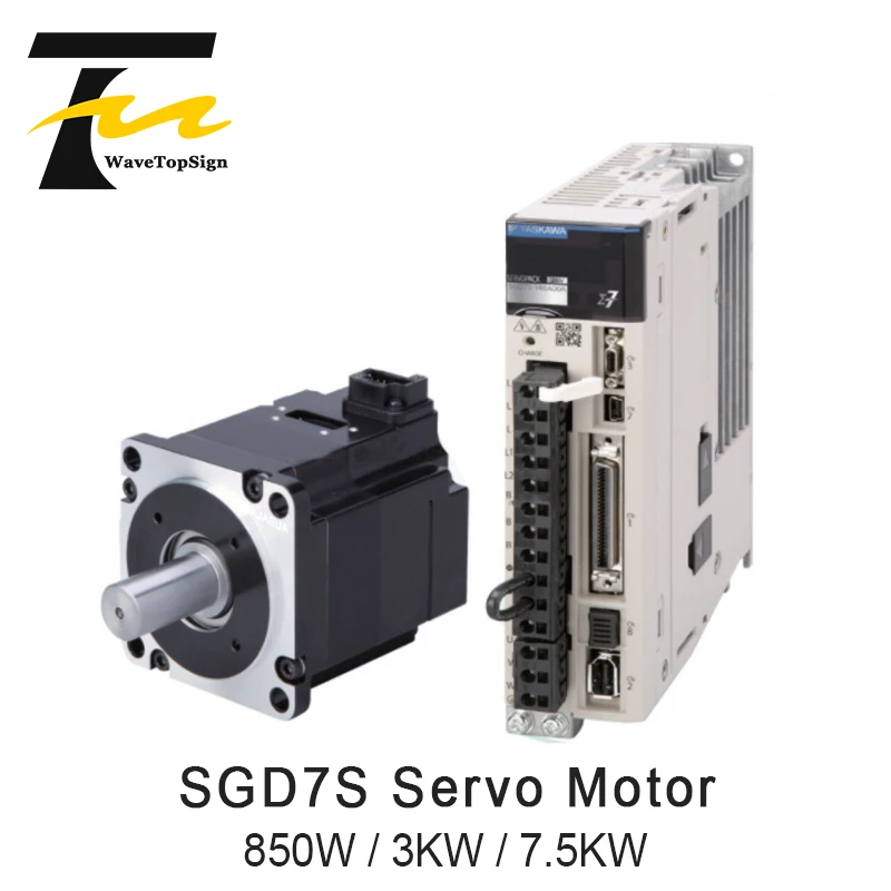 Серводвигатель YASKAWA 850 Вт 3 кВт 7 5 серия SGD7S и драйвер SGM7G соединительный кабель