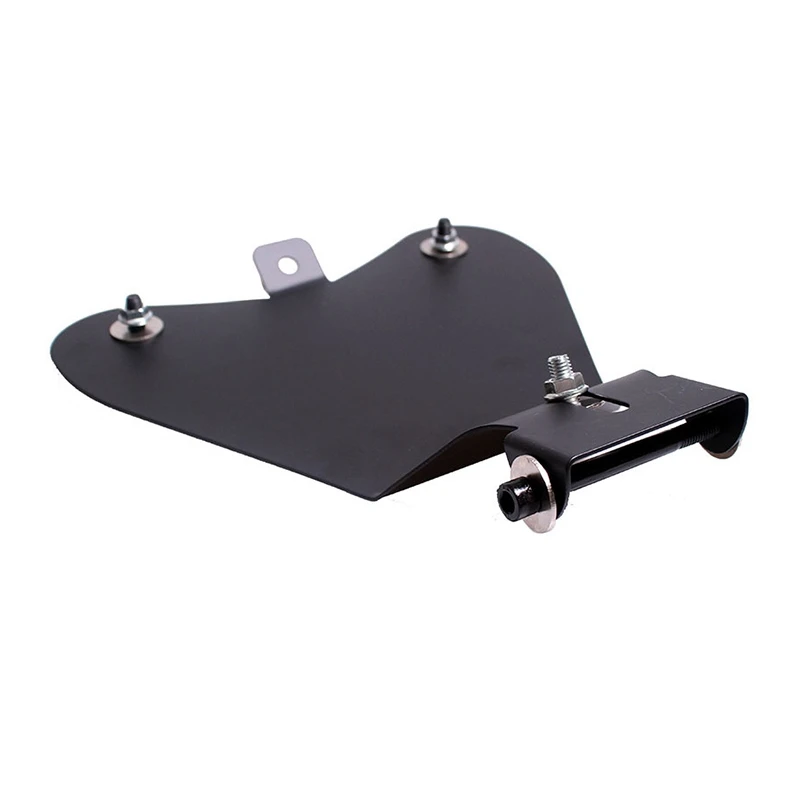 

Motorcycle Solo Seat with Baseplate and Springs Bracket Sitting Cushion Mounting Kit for Sportster 883