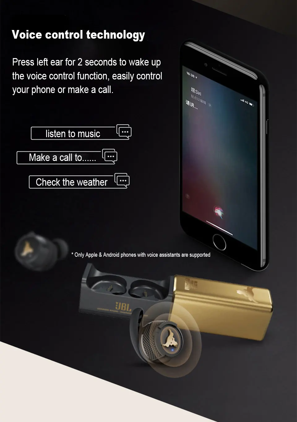 JBL мкА FLASH TWS беспроводные вкладыши Bluetooth V4.2 спортивные наушники глубокий бас IPX7 водонепроницаемые наушники с зарядным устройством и микрофоном