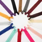 5 шт. 25-35 см, невидимая кружевная молния, цветная невидимая молния сбоку для шитья