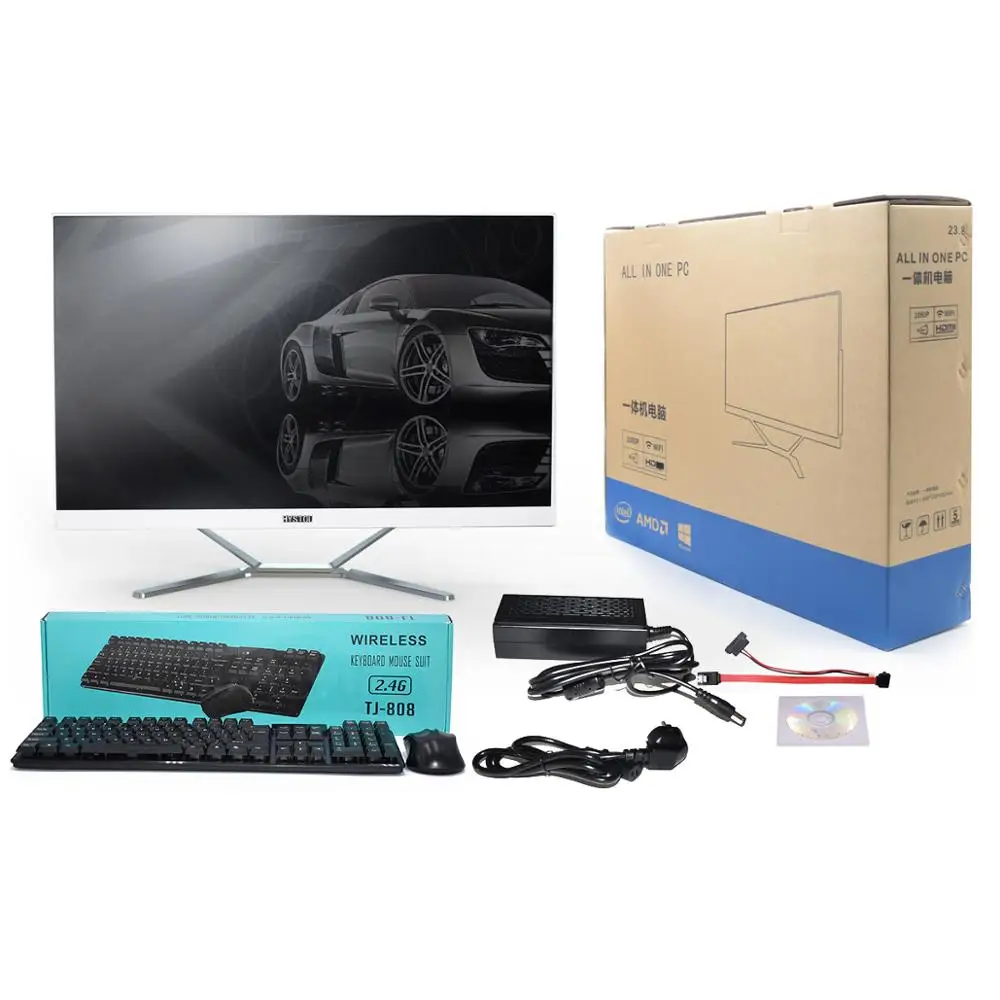 Shenzhen Hystou Factory Price All In One Desktop Computer Core i3-5005U i5‐4200U i7-6500U 4K PC All-In-One 23.8" | Компьютеры и