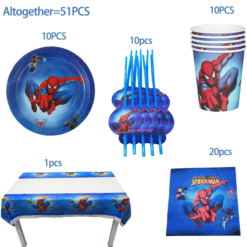 Набор аксессуаров для украшения Человек-паук | Дом и сад