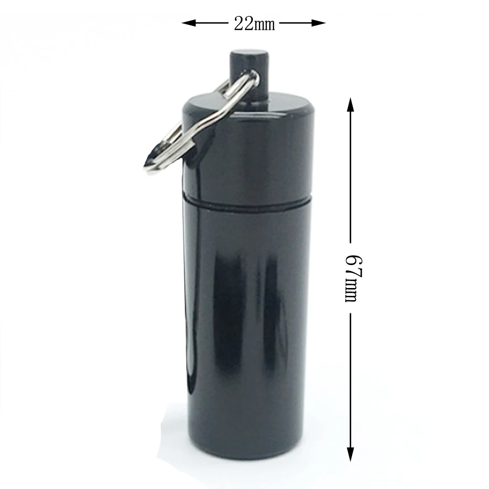 1 шт. чехол для сигарет из алюминиевого сплава с брелком коробка хранения табака