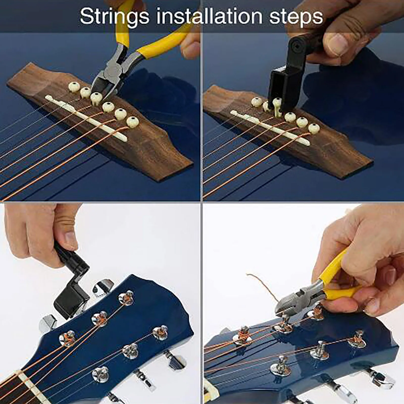 Справочный набор инструменты органайзер струн экшн-линейка измерительный