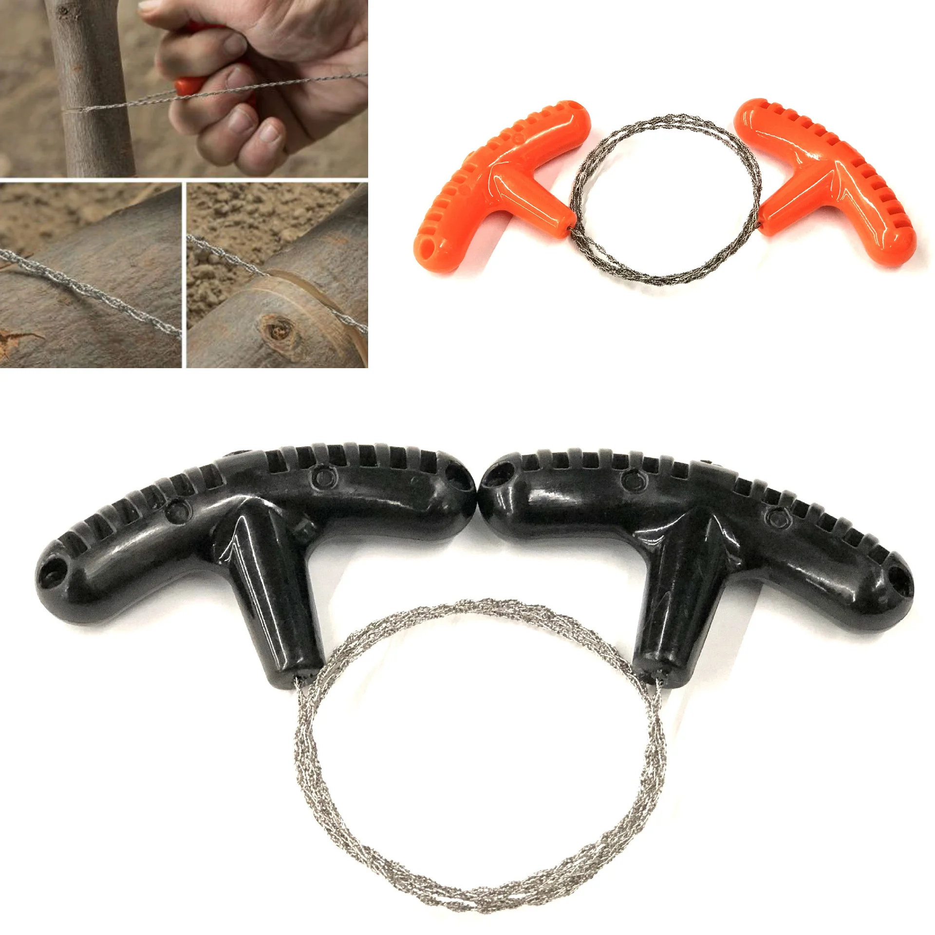

Manual Wire Rope Chain Saw Practical And Portable Emergency Medical Equipment Wire Kit Travel Kit Outdoor Camping Hiking