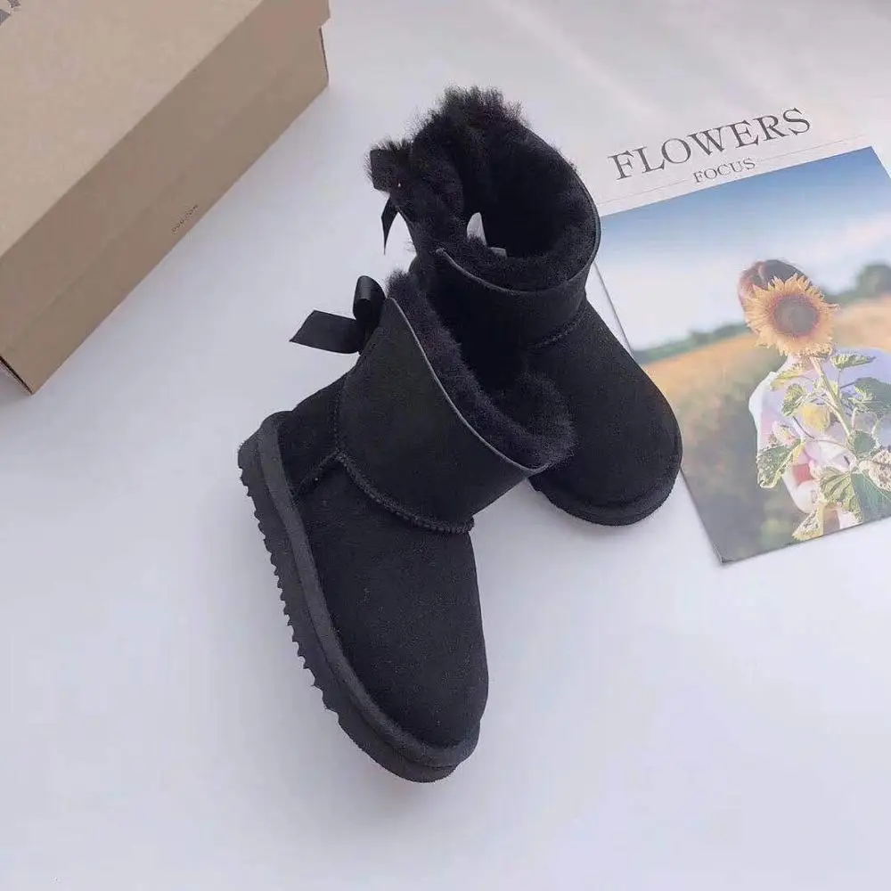 В австралийском стиле зимние утепленные женские сапоги высокое качество в 2019 из