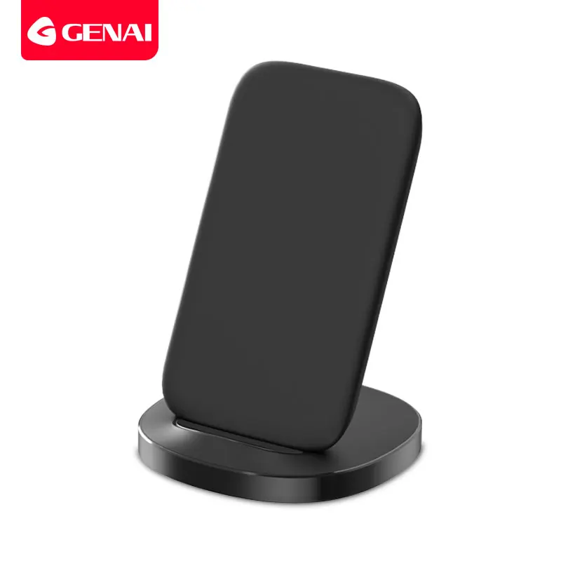 genai 15w wireless charger stand desk phone holder inductive charger for samsung s21 s10 s20 quick charge dock for iphone xiaomi free global shipping