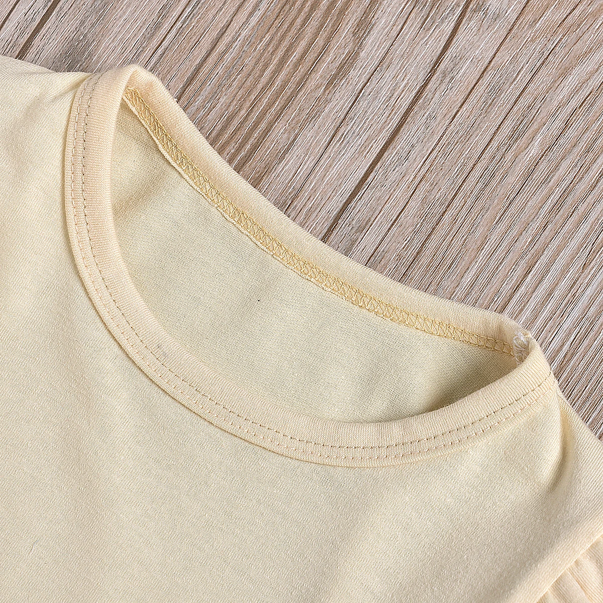 Детский хлопковый топ с оборками и длинными рукавами + синяя юбка цветочным