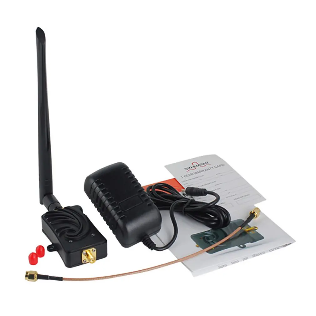 

Amplifier 2.4G WiFi 4W Wireless Power Amplifier Power Supply Easy Installation Broadband Amplifier SMA Connector
