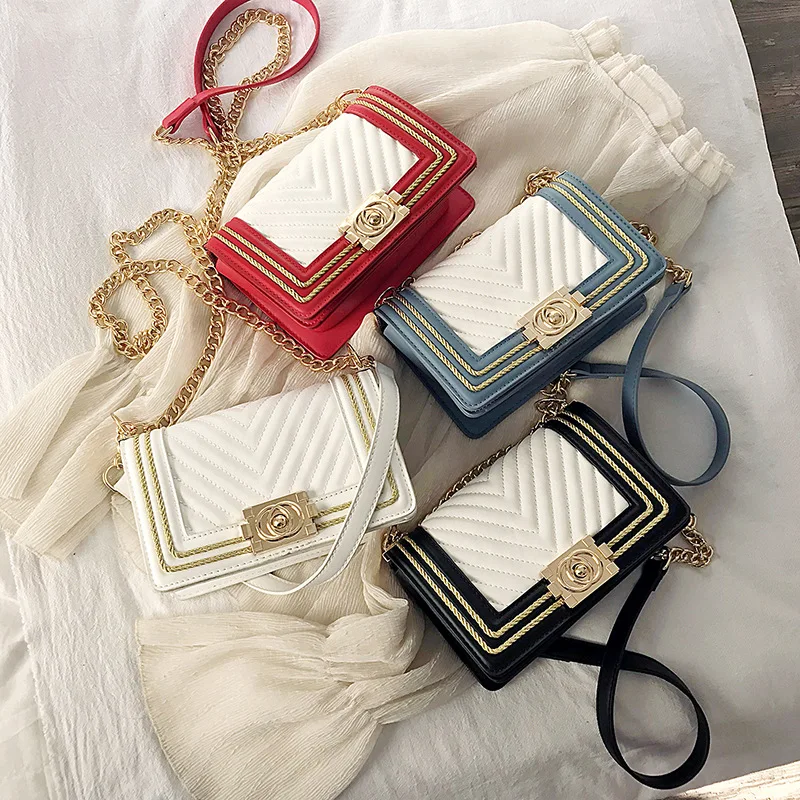 

Small Bag Women's Bag New 2020 Personalized Fashion Chain Shoulder Bag Western Style All-Matching Crossbody Bag