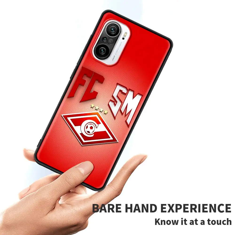 

Phone Case For Xiaomi Mi Poco X3 NFC 11 10S 10T Pro 9T CC9 Note 10 A2 Lite Tpu Soft Funda Back Capas Football Spartak Moscow
