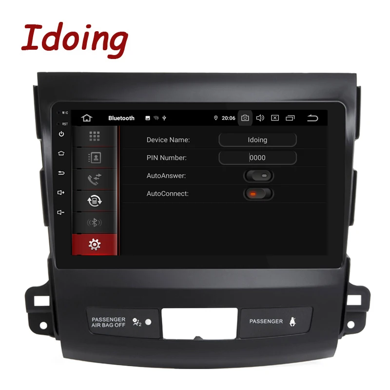 Idoing " Автомобильный PX5 4G+ 64G 8 ядерный Android 9,0 Радио мультимедийный плеер для Mitsubishi Outlander xl 2 2005-2012 gps навигация 2.5D