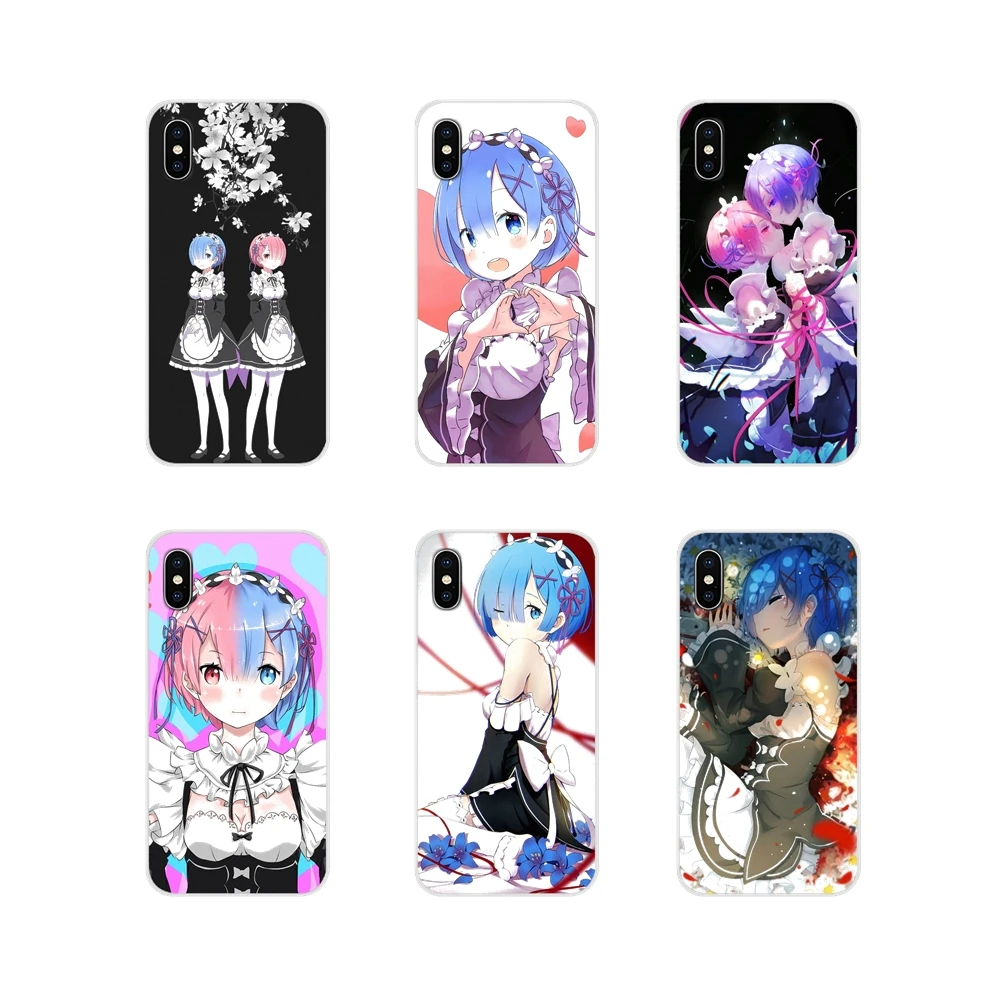 Anime ReZERO Ram Rem Accessories Phone Cases Covers For Samsung A10 A30 A40 A50 A60 A70 Galaxy S2 Note 2 3 Grand Core Prime | Мобильные
