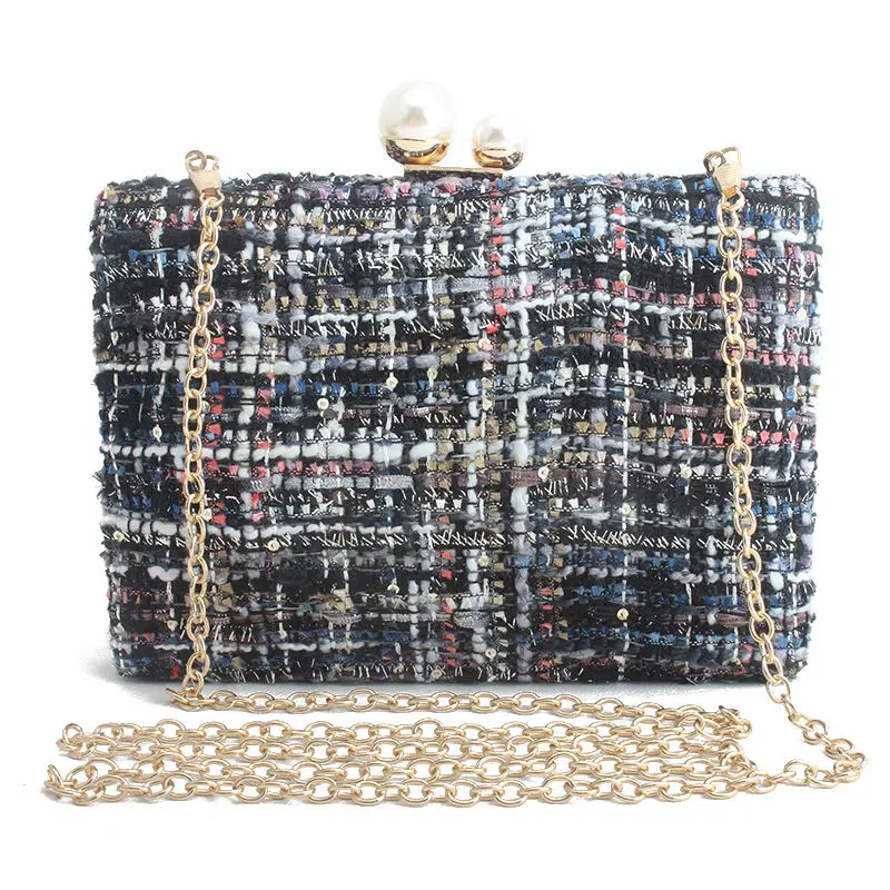 black powder Bolsa feminina сумки для женщин роскошные сумки женские сумки дизайнерские кошелек сумка Вязание sac основной femme черный розовый - Цвет: black powder