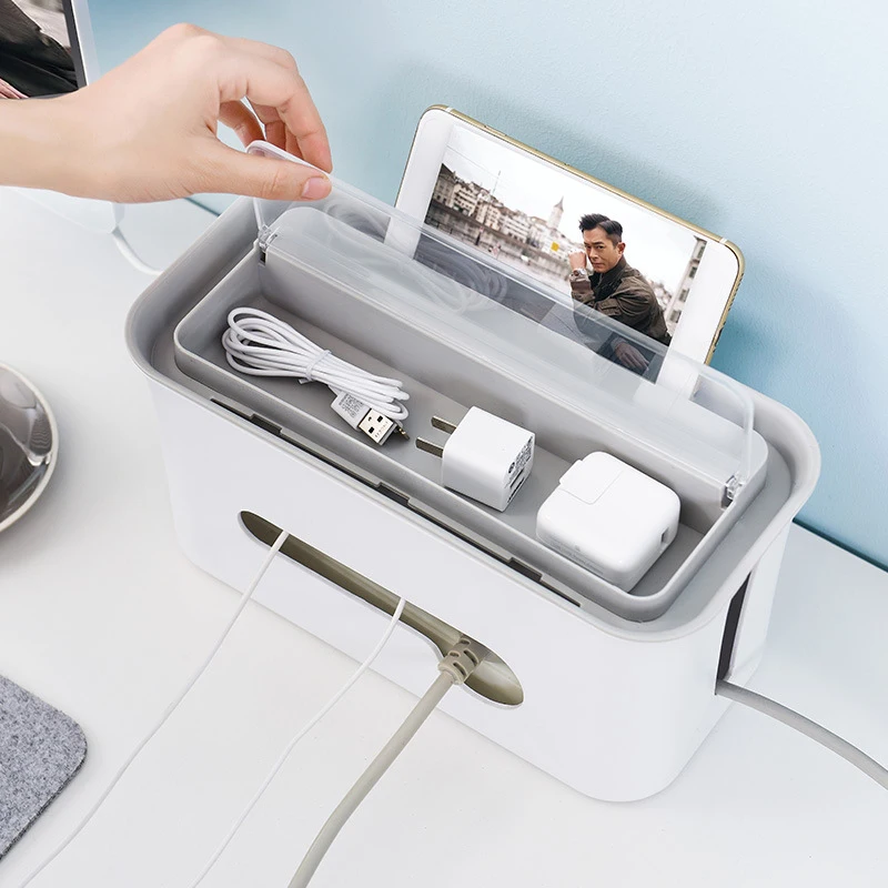 Изоляционный Кабель Tidy Box Cover Hide & Power Strips шнуры для большого хранения шнура
