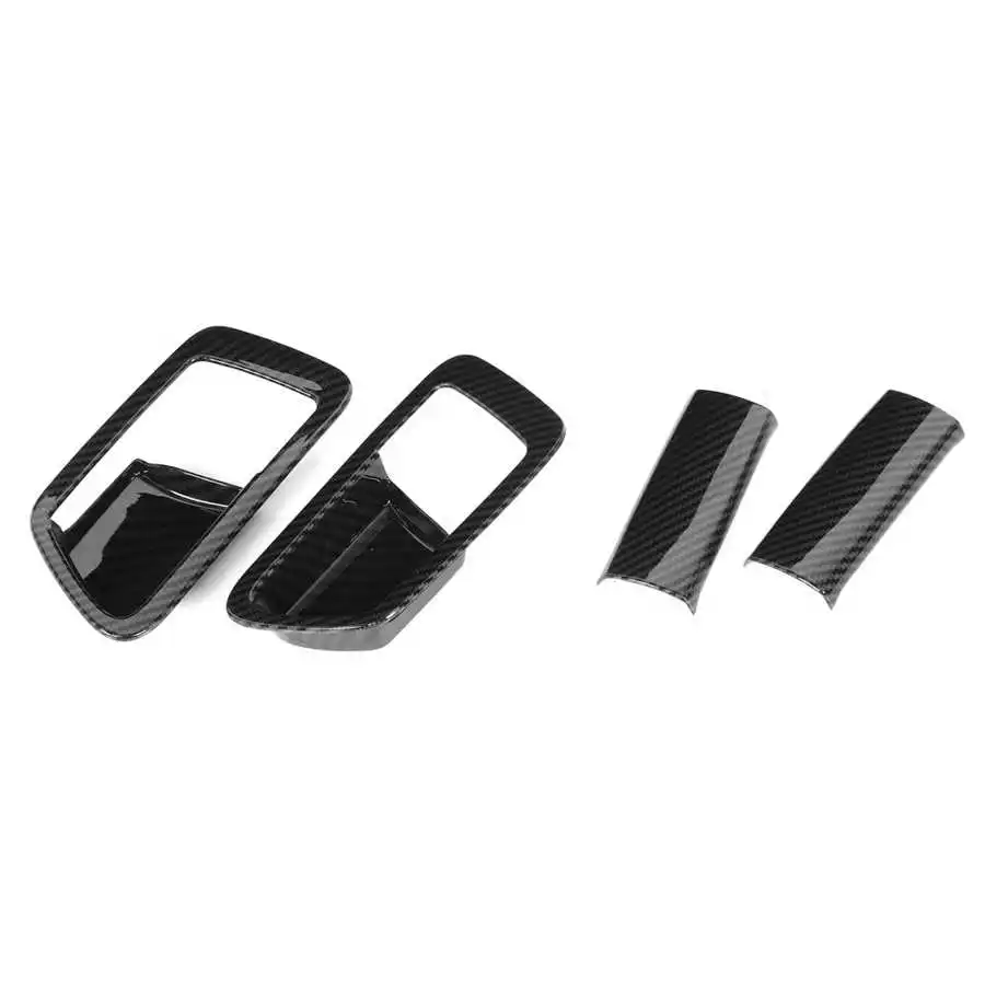 

Car Door Handles car styling Inner Door Handle Trim Bowl Pull Panel Carbon Fiber Style Frame Cover Fit for Sienna 20152020
